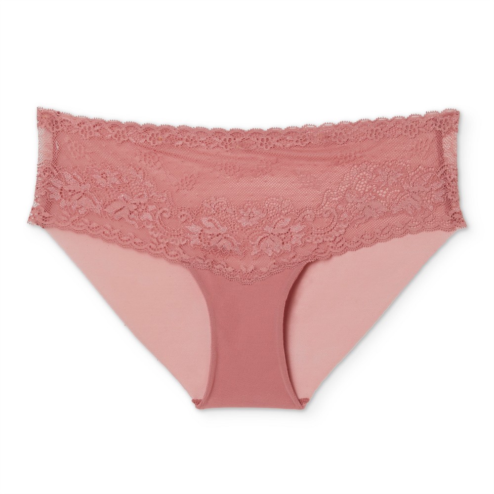Womens Lace Cheeky - Holiday Rose XS
