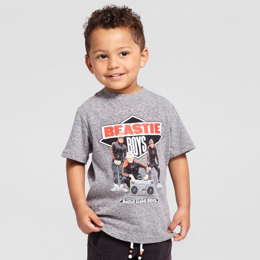 Beastie Boys Toddler Solid Gold Short Sleeve T - Charcoal Snow 3T