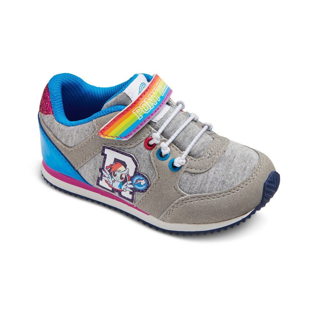 Toddler Girls My Little Pony Athletic Sneakers 7 - Gray