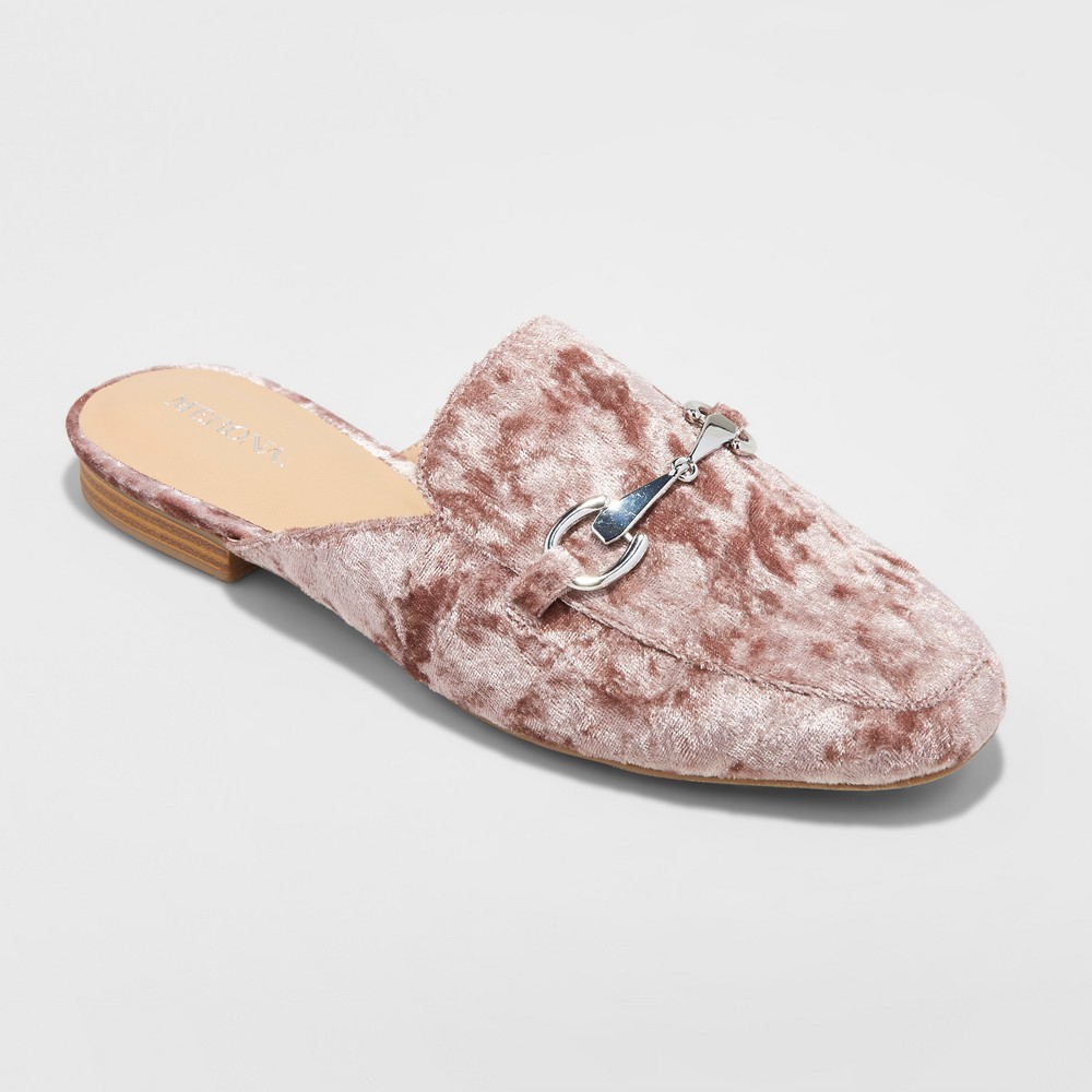 Womens Kona Backless Mule Loafers - Merona Pink 9