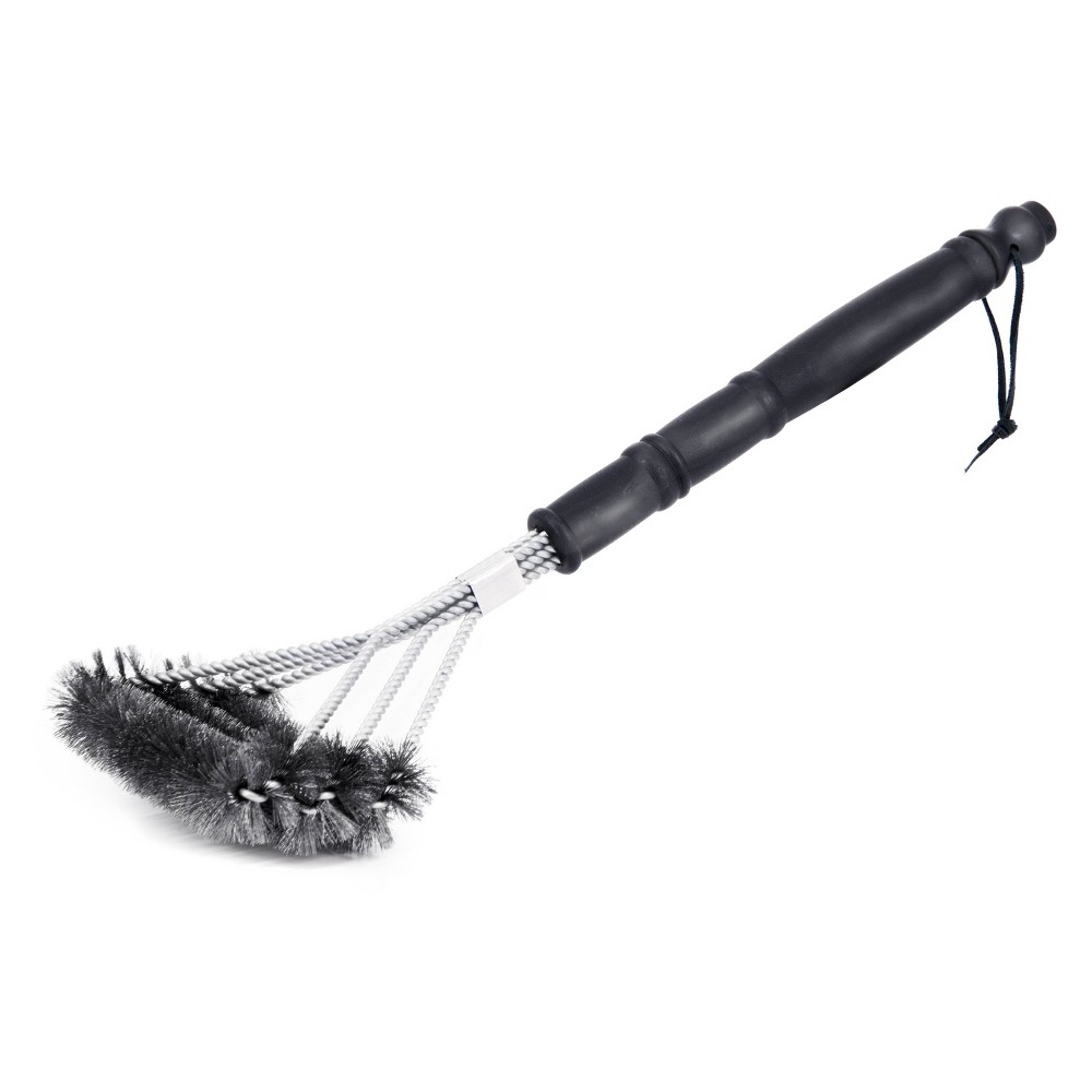 Grill Brush With Triple - Head Design And Stainless Steel (Silver) Bristles, 18 Barbecue Cleaner Tools - Royal Gourmet