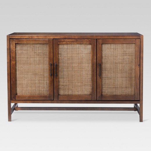 Warwick 3Door Accent Media 50" Fawn Brown Threshold Target