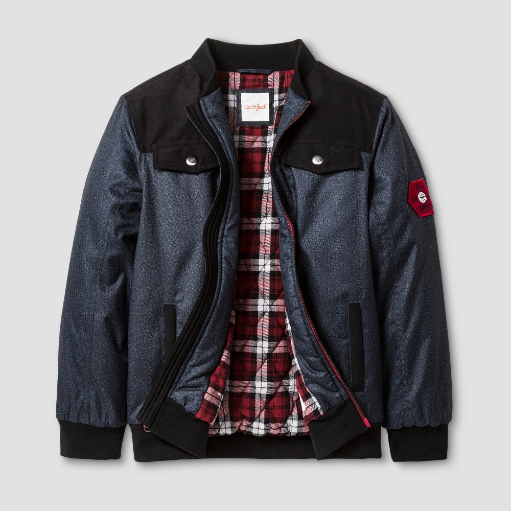 Boys Outerwear Bomber Jackets - Cat & Jack Black XL