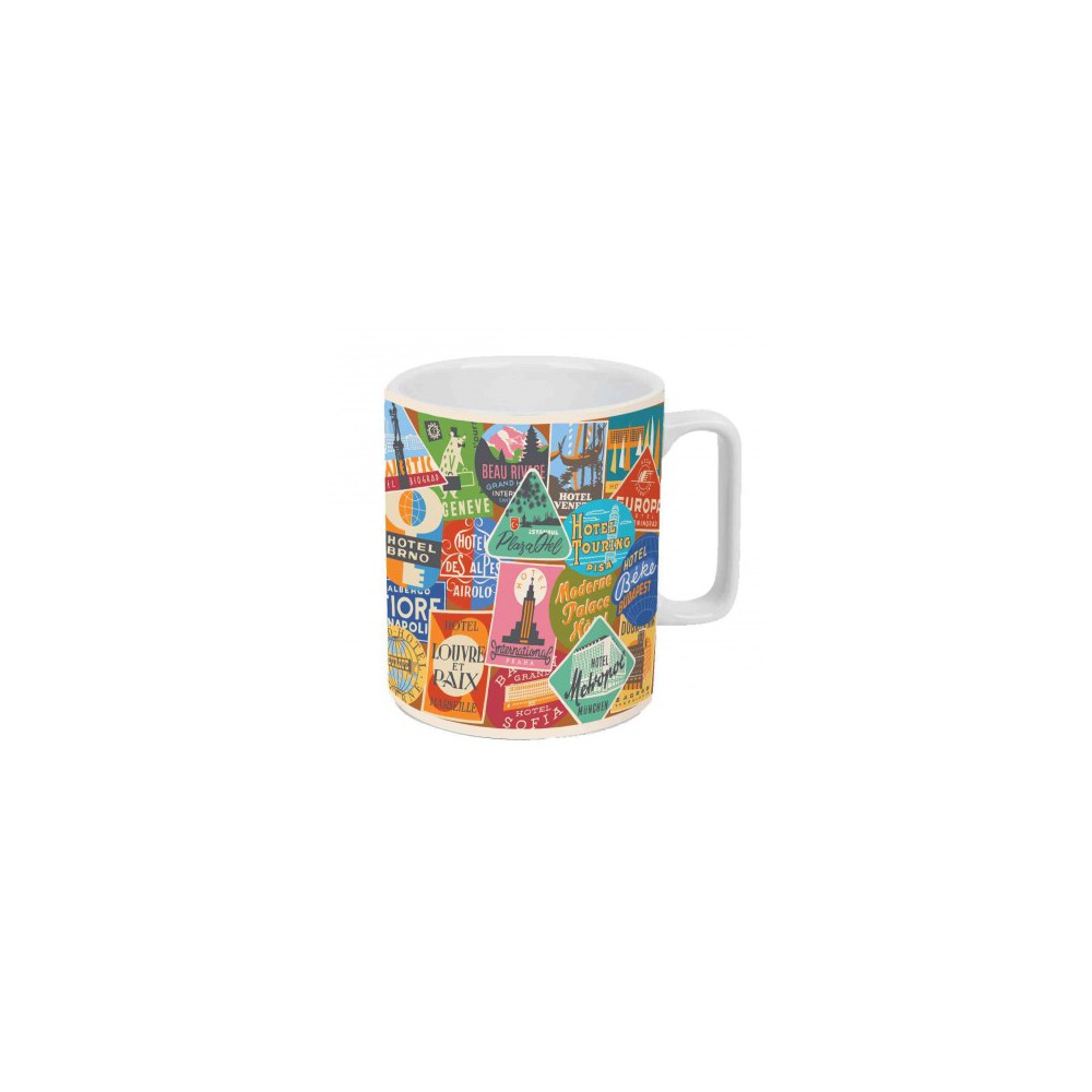 Troy Litten Vintage Travel Labels Boxed Mug (Accessory)