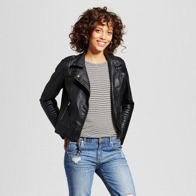 target womens leather jacket