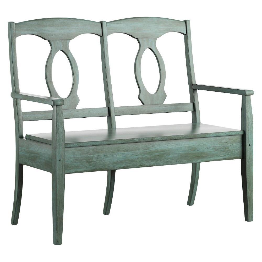 South Hill Napoleon Back Benches - Deep Aqua (Blue) - Inspire Q