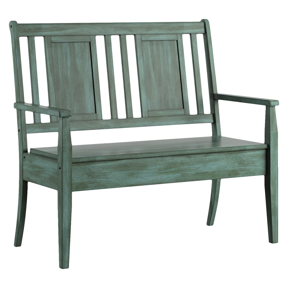 South Hill Panelled Back Benches - Deep Aqua (Blue) - Inspire Q