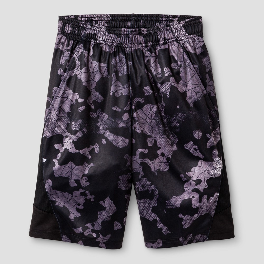 Boys Printed Training Shorts - C9 Champion Black Camo XS