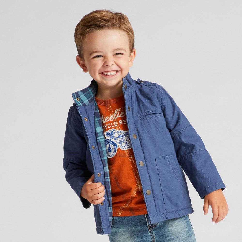 Toddler Boys Fashion Jackets Genuine Kids from OshKosh Blue 3T