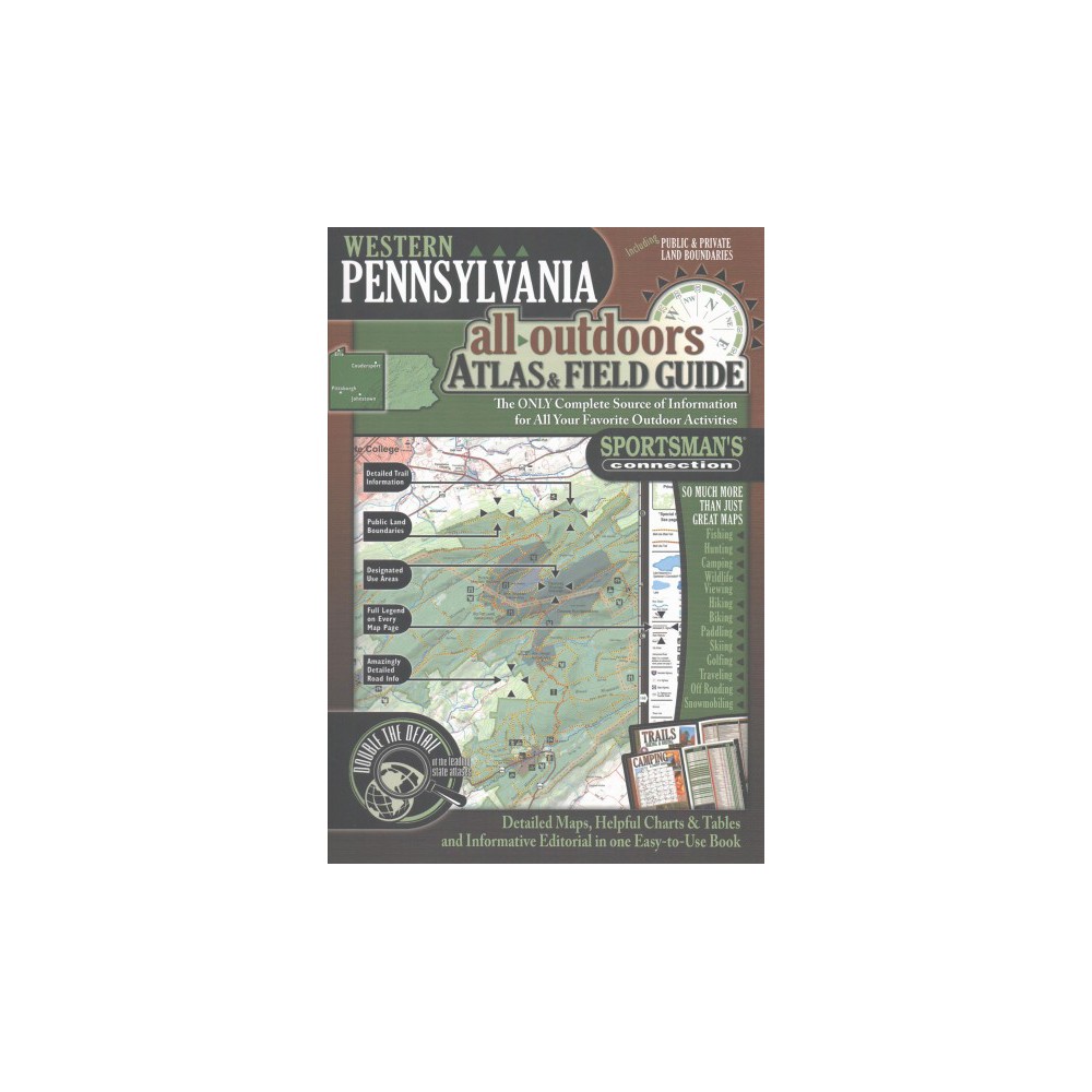 Sportsmans Connection Western Pennsylvania All-Outdoors Atlas & Field Guide (Paperback)