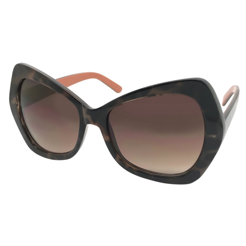 Womens Oversized Sunglasses - Tort, Brown