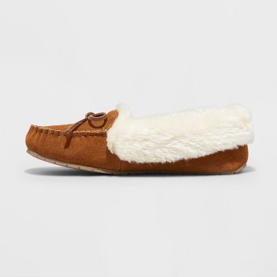 mens moccasin slippers target