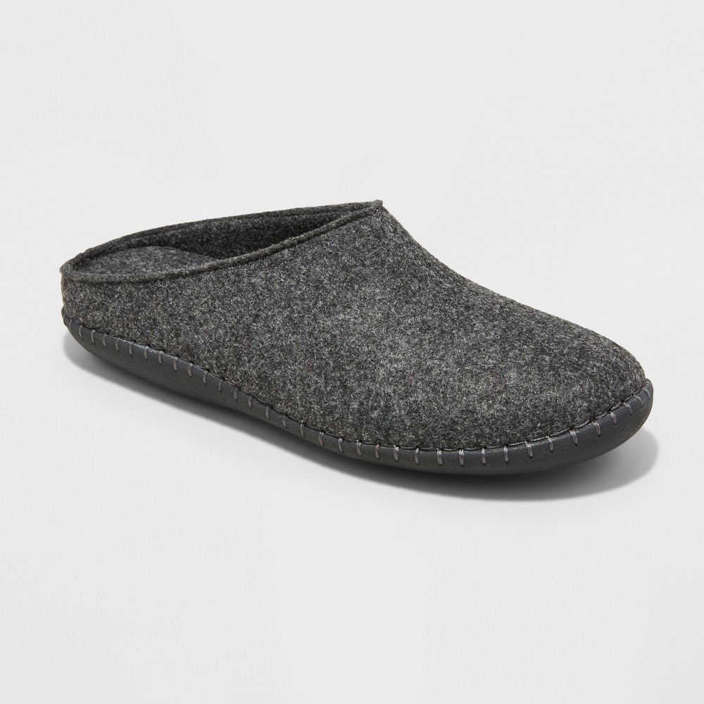 Mens Jennings Felted Wool Clog Slippers - Goodfellow & Co Gray 11