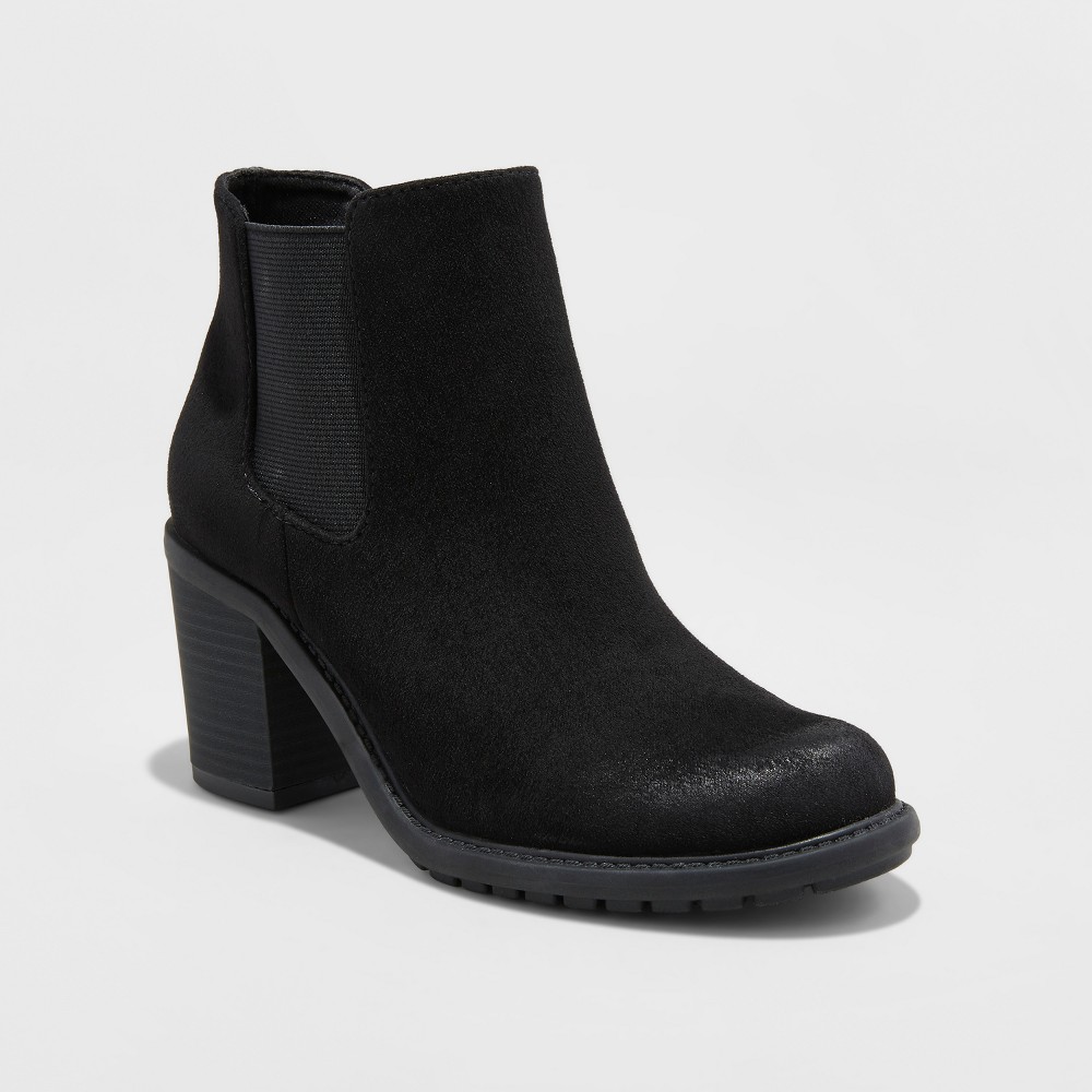 Womens Adalia Winter Boots - Merona Black 5.5