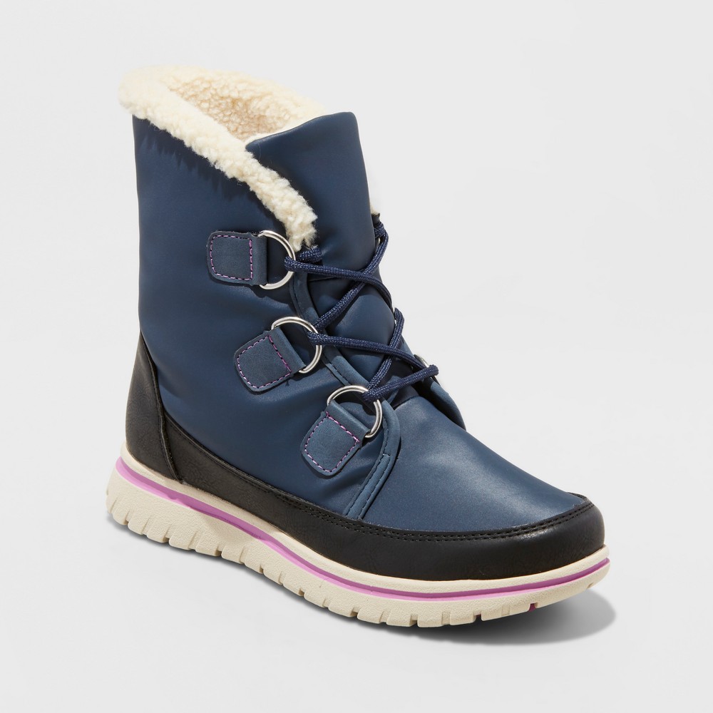 Womens Marika Winter Boots - Merona Navy (Blue) 7