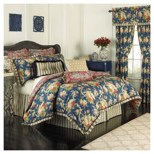 Floral Sanctuary Rose Comforter Set (Queen) 4pc - Waverly® : Target