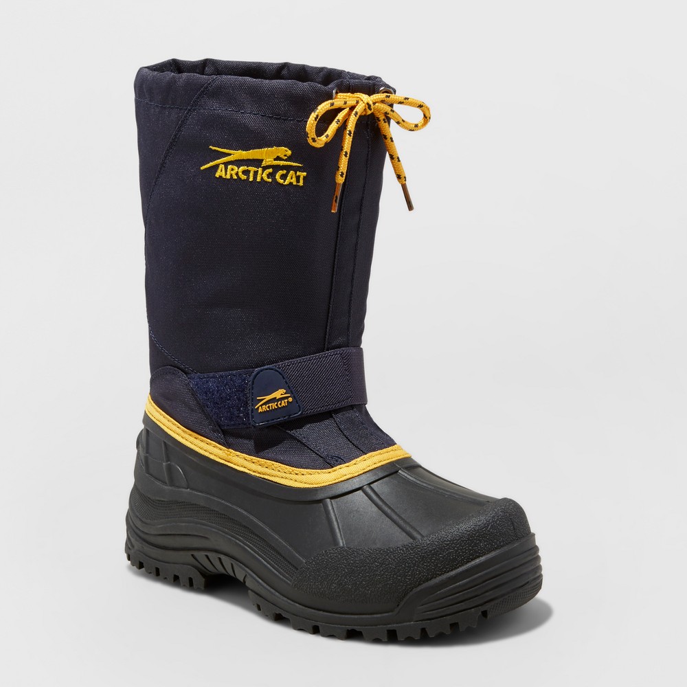 Boys Arctic Cat Snowshower Winter Boots - Navy 2, Blue