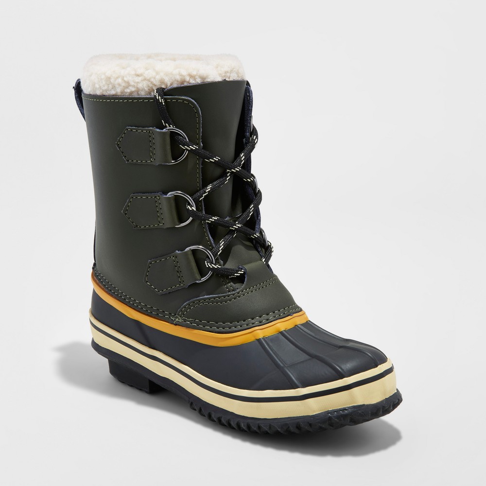 Boys Winston Winter Boots - Cat & Jack Green 2