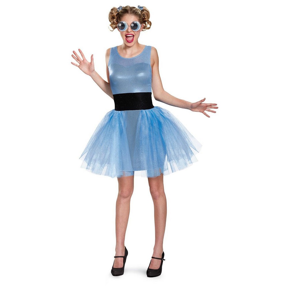 Womens Powerpuff Girls Bubbles Deluxe Teen Costume, Size: Small, Multi-Colored