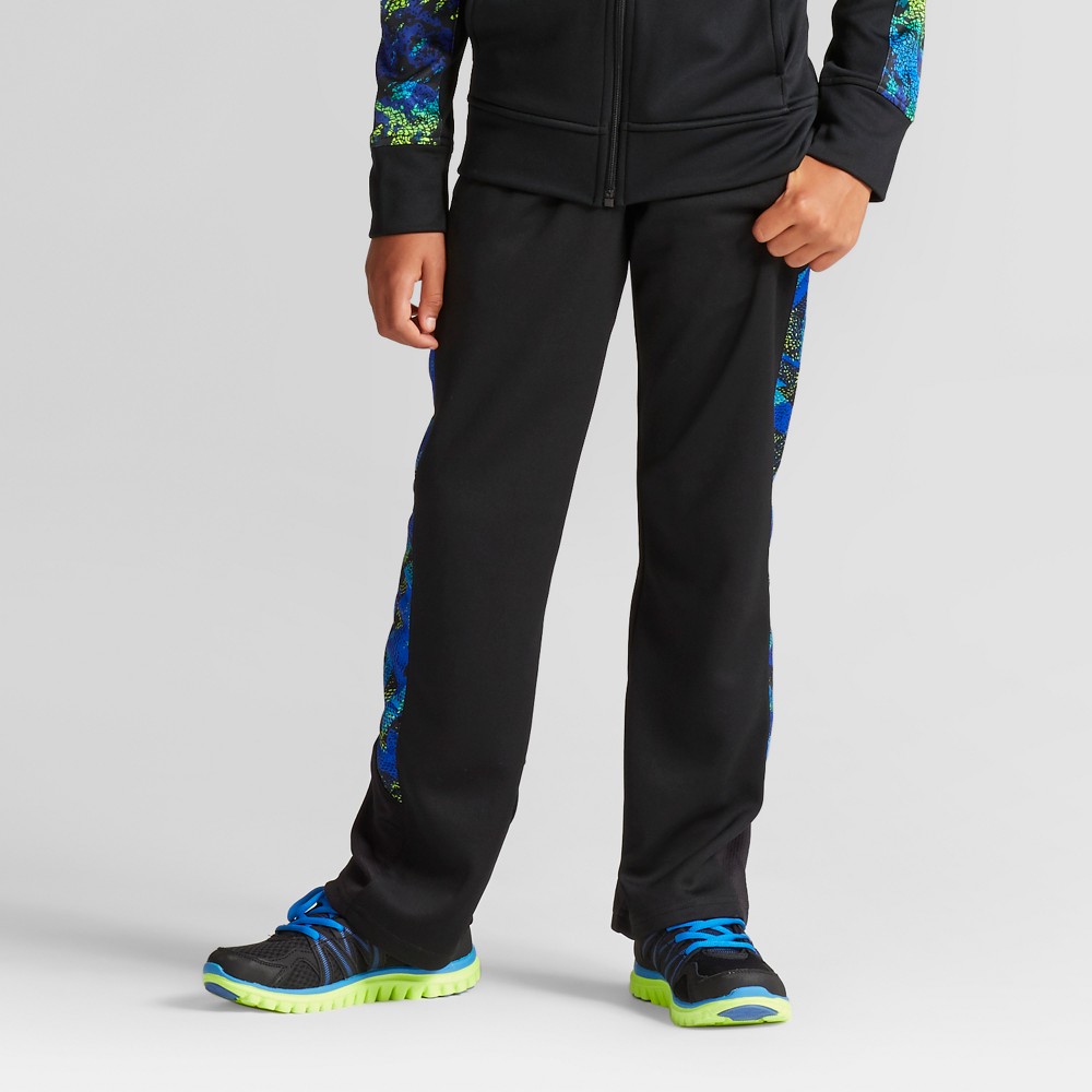 Boys Printed Knit Training Pants - C9 Champion - Black/Blue L