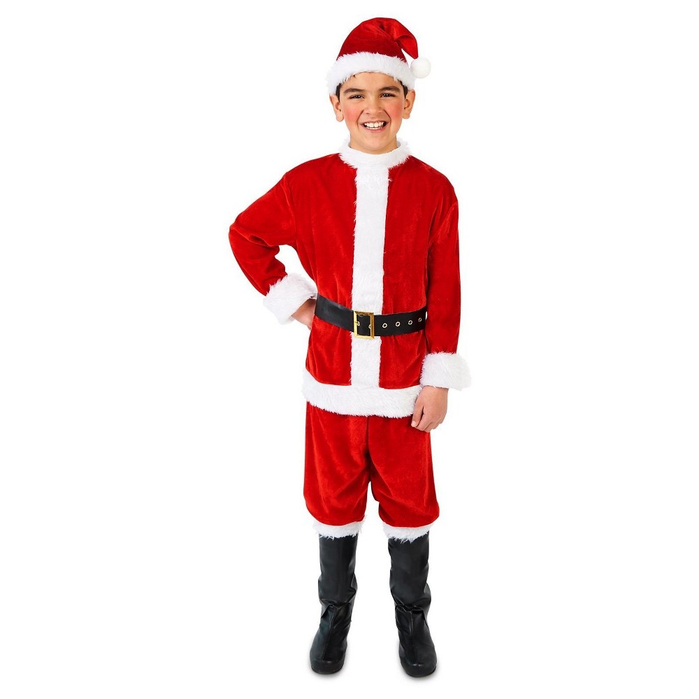 Kids Santa Suit Costume XL(16-18), Kids Unisex, Multicolored