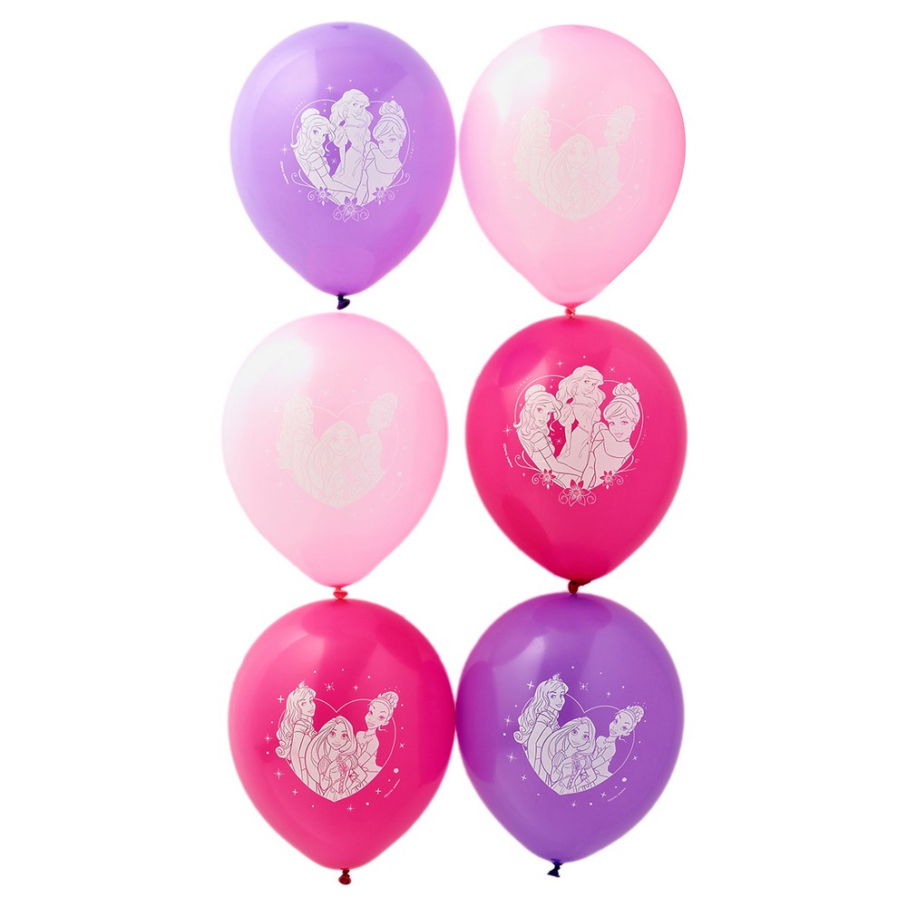 6ct Disney Princess 12 Balloons