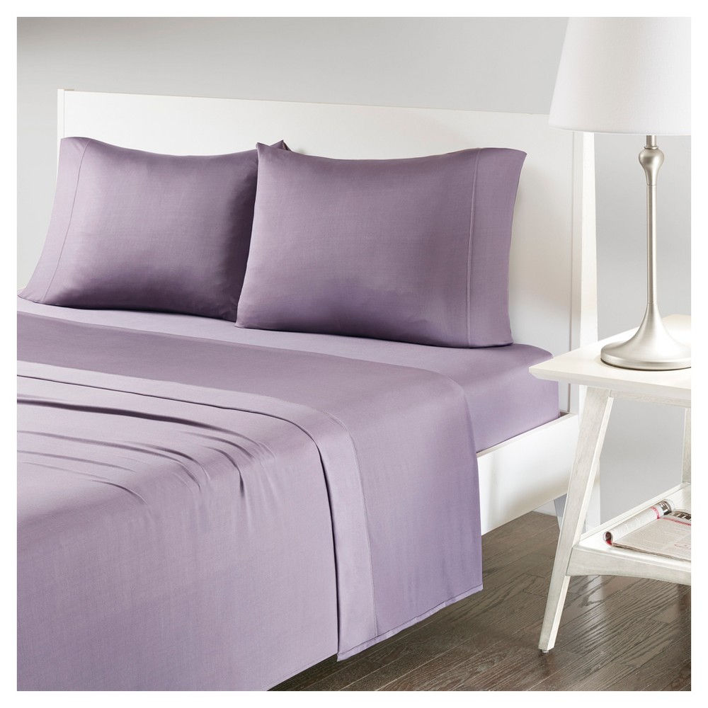 Pillow Cases Plum Purple Non-woven Fabric Standard