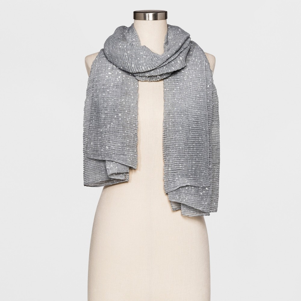 Womens Fashion Scarves - A New Day Silver