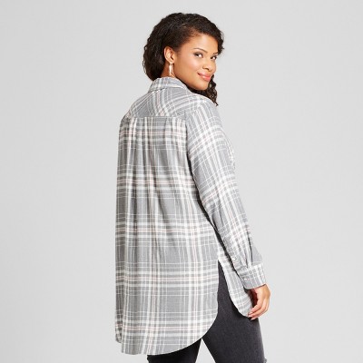 womens flannel shirts : Target