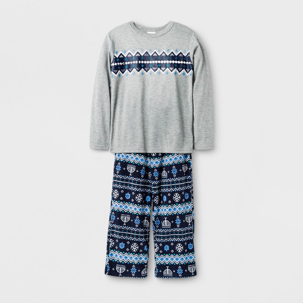 Kids Hanukkah Pajama Set - Wondershop Gray 6, Kids Unisex