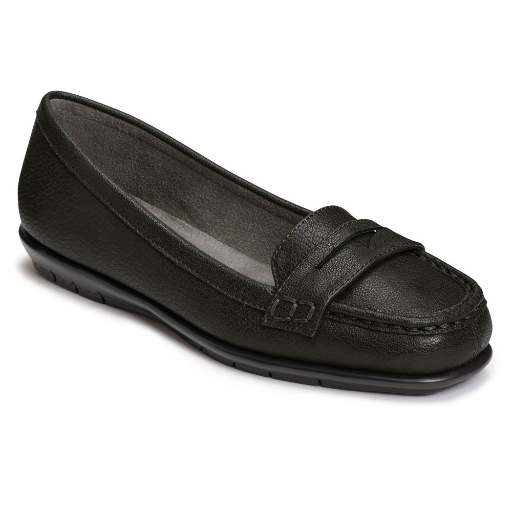 Womens A2 by Aerosoles Sandbar Loafers - Black 8.5