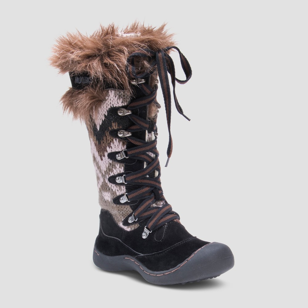 Womens Gwen Boots - Muk Luks Brown 7