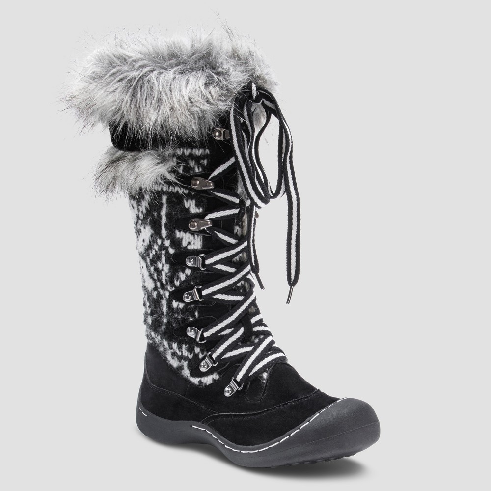 Womens Gwen Boots - Muk Luks Black 7