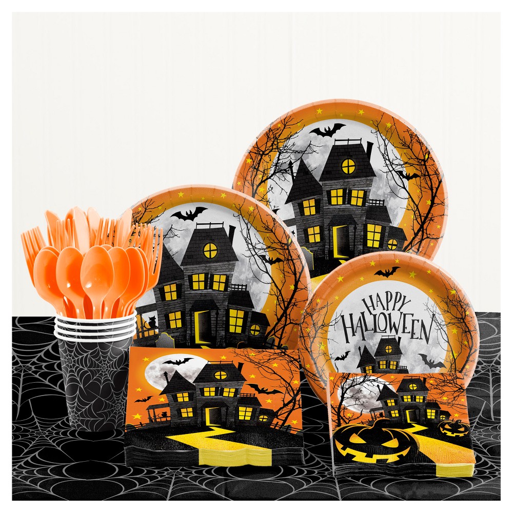 Haunted Hill Halloween Party Supplies Kit, Multi-Colored