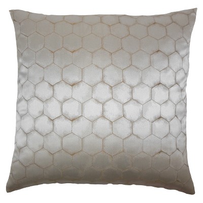 Gray Square Throw Pillow (18