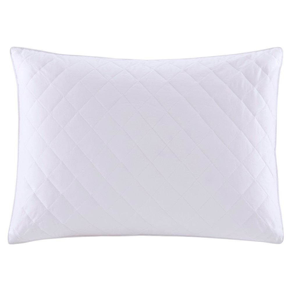 Quilted Feather Bed Pillows (Full/Queen) 2pc White