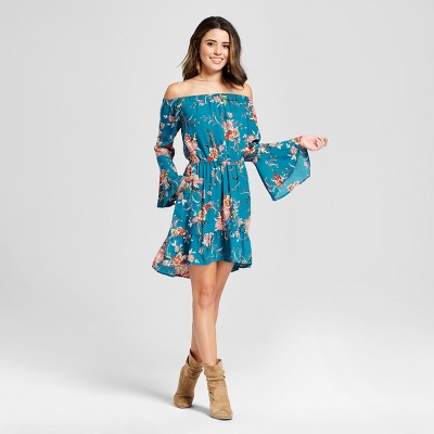 target off the shoulder dress