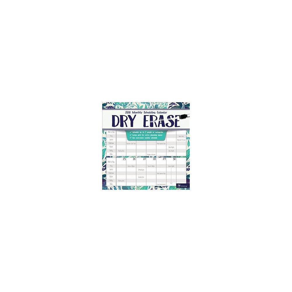 Dry Erase 2018 Calendar (Paperback)