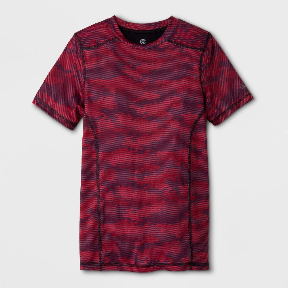 Boys Printed Compression T-Shirt - C9 Champion Red M