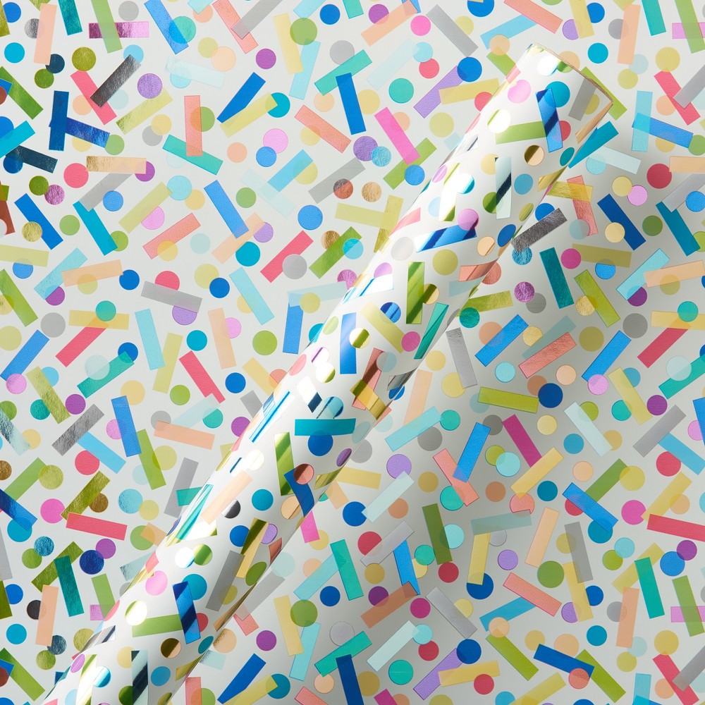 Papyrus Confetti Roll Wrap, Multi-Colored
