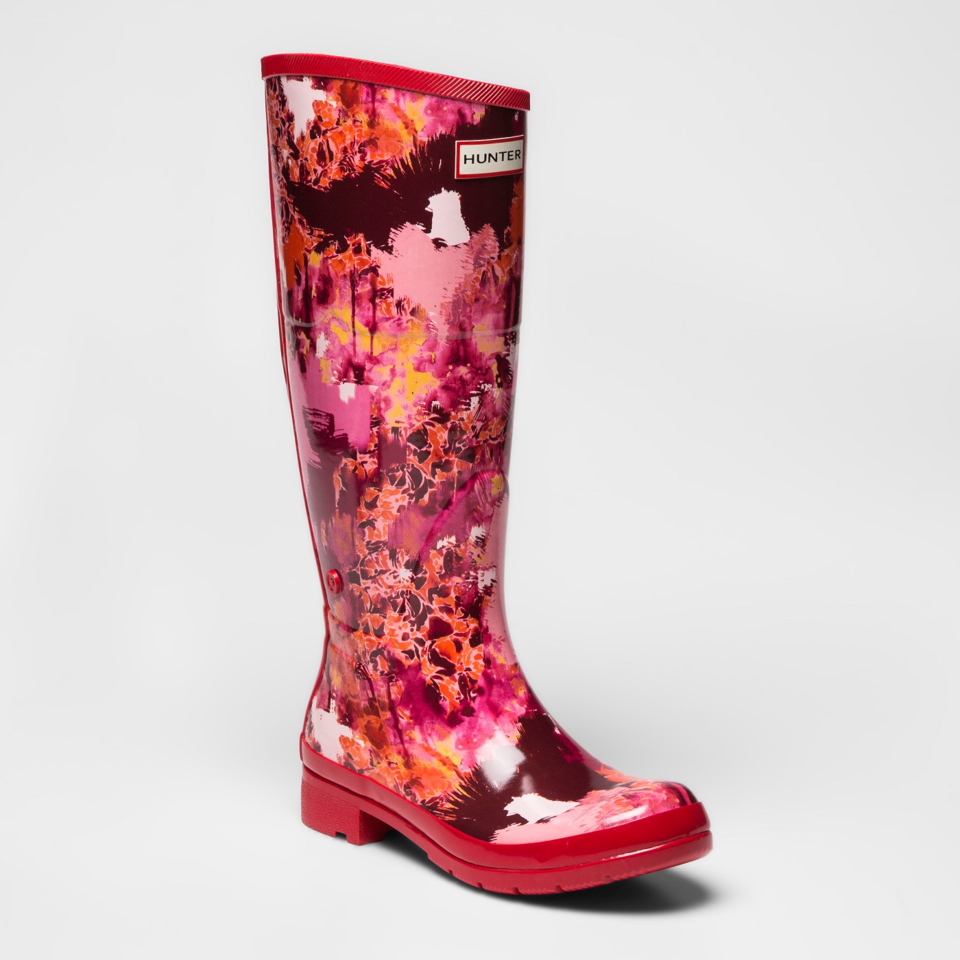 Hunter for Target Women's Abstract Print Waterproof Rain Boots - Red - image 1 of 5