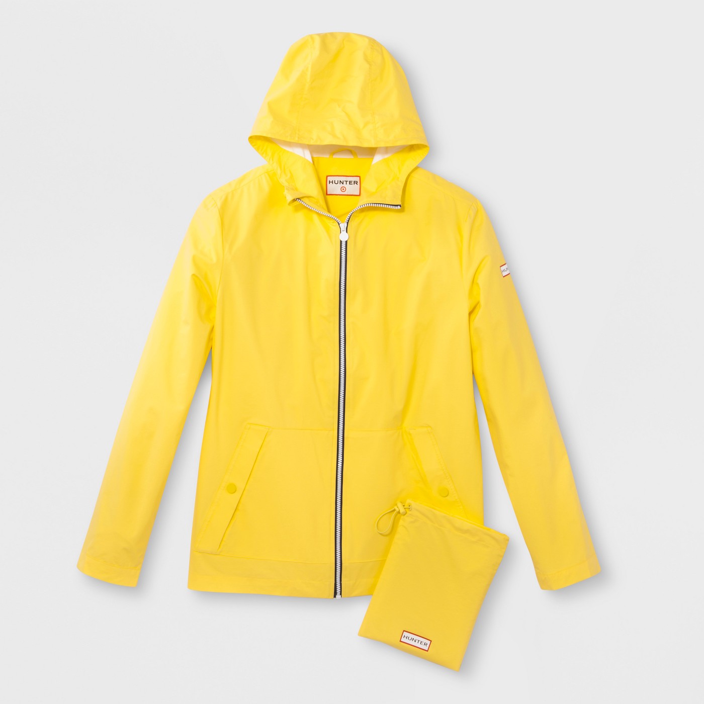 Hunter for Target Adult Unisex Packable Rain Coat - Yellow - image 4 of 8