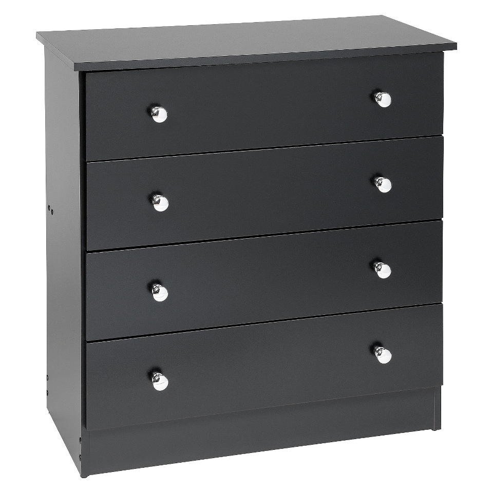 Dresser 4 Drawer Dresser   Black