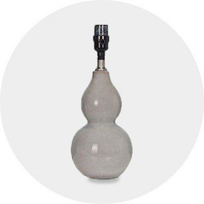 white lamp bases