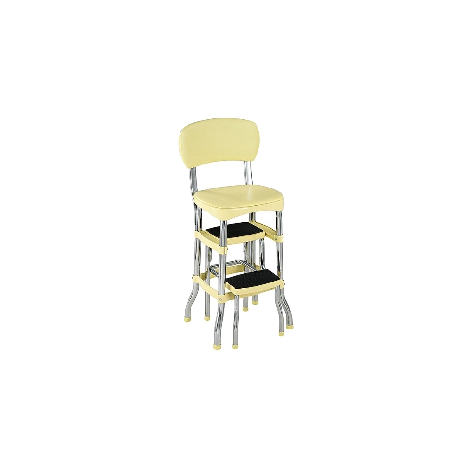 Cosco Step Stool Cosco Retro Chair with Step Stool   Yellow