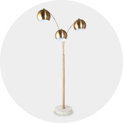 tall square floor lamps