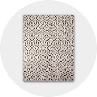 Target white shag rug