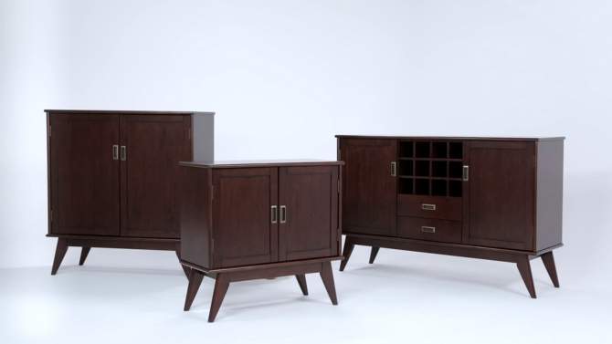 32&#34; Tierney Solid Hardwood Mid Century Low Storage Cabinet Medium Auburn Brown - WyndenHall, 2 of 9, play video