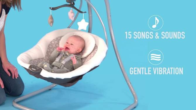 Graco Simple Sway Baby Swing - Abbington, 2 of 10, play video
