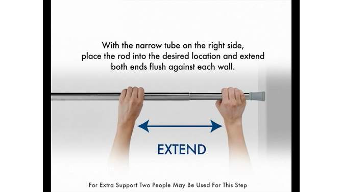 Shower Tension Rod - Room Essentials™, 2 of 9, play video